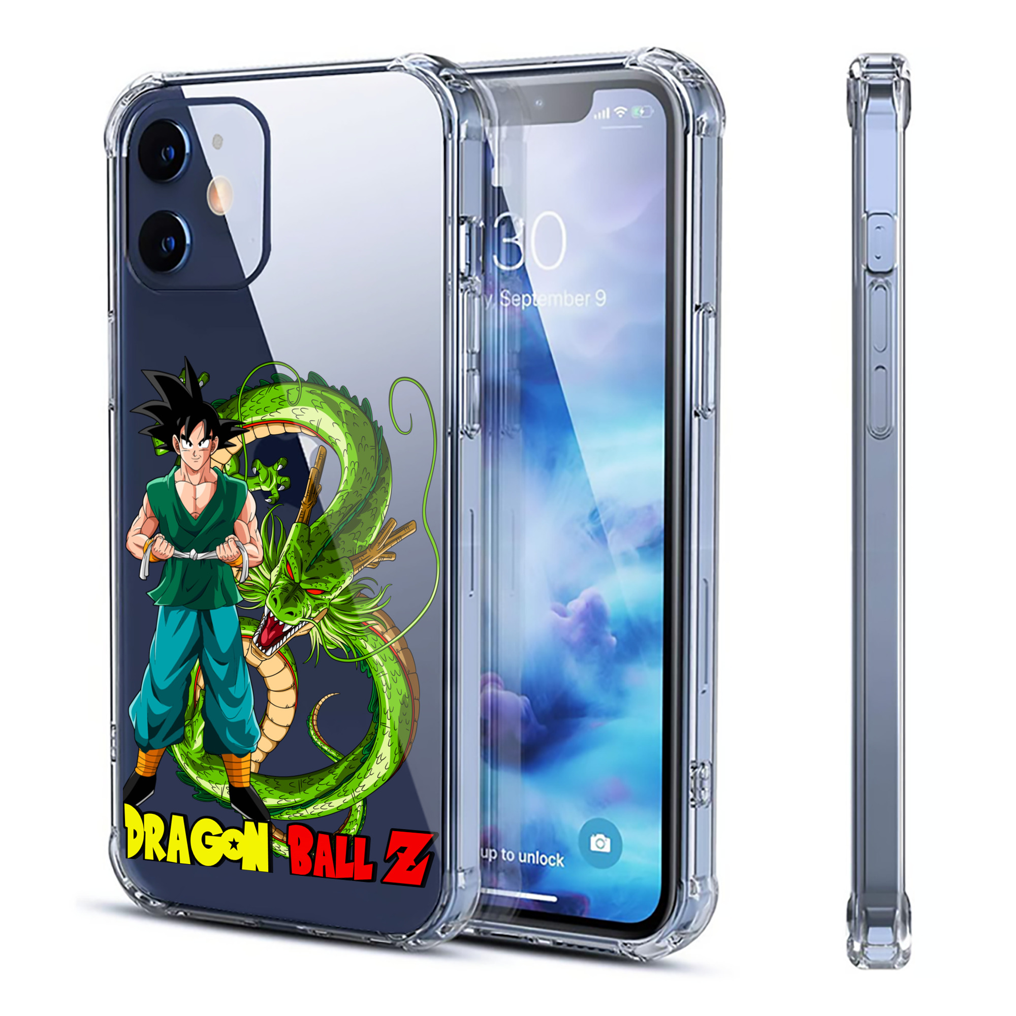 （画像用） ドラゴンボール 孫悟空（そん ごくう）Son Goku カカロット DRAGON BALL Kakarotto 【iPhone 12シリーズ対応】透明スマホケース（クリアソフトケース）